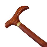 Walking Cane Wooden Cane Lightweight for Balance, Mobility Aid Safflower Pear Walking Stick 88cm (34") Height Fauay