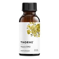 Thorne Research - Vitamin D/K2 Liquid (Metered Dispenser) - Dietary Supplement with Vitamins D3 and K2 to Support Healthy Bones and Muscles - 1 fluid ounce (30 mL)