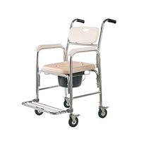 Toilet Chair Elderly Toilet Foldable Mobile Toilet Home Free Installation Toilet Portable Non-Slip Chair (Color : White, Size : 5697cm)