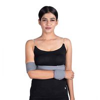 Wonder Care Grey Shoulder immobilizer – arm immobilizer | Breathable Brace Elbow | immobilizer Shoulder for Broken Fractured arms (Size-6(52"-57"))