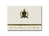 Signature Announcements Altmar-Parish-Williamstown Jr/Sr High School (Parish, NY) Graduation Announcements, Presidential Basic Pack 25 w/ Gold & Black Foil seal