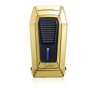 COLIBRI QUANTUM TRIPLE JET LIGHTER WITH V-CUTTER - GOLD
