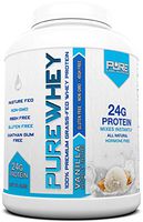 Grass Fed Whey Protein - 5lb Vanilla - 100% Natural, Cold Processed, Undenatured w/No Sweeteners or Added Sugars - rBGH Free, GMO-Free, Gluten Free, Preservative Free - Pure Whey