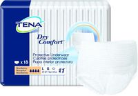 Tena Dry Comfort Adult Underwear Pull On Large Disposable Moderate Absorbency, 72423 - Case of 72