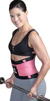 TECNOMED Aerobics Waist Trainer Belt Body Shaper Pink X-Large