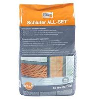 SCHLUTER ALL-SET WHITE 50 lbs bag MODIFIED THIN-SET MORTAR