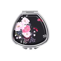 Luxcase Japanese Traditional Floral Kimono Custom Sector Silver Pill Box Pocket Medicine Tablet Holder Pill Decorative Case Wallet