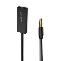 ihens5 U2 Bluetooth Aux Adapter,Smallest Bluetooth Receiver Car Adapter Aux USB to 3.5mm Jack Bluetooth Handsfree Car kit Audio Receiver with Microphone for Car Speaker Home Audio Stereo (Black)