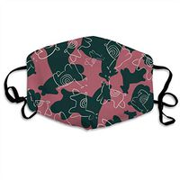 Llama Dust-Proof Mask Earloop Face Mask Reusable Washable Mouth Masks for Outdoor Cycling Camping