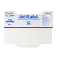 Hospeco HG-3000C Health Gards Lever Dispensed Half-Fold Toilet Seat Covers with 125 Seat Covers per Pack, 24 Packs per case, White (Pack of 3000)