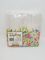 Premium Napkins Guest Towels Water Color Flowers