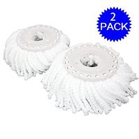 Generic New Lot Of 2 Replacement Mop Micro Head Refill Hurricane For 360° Spin Magic Mop