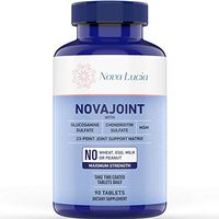 Best Joint Pain Relief Supplement, Natural Collagen Production Plus Vitamin C, Chondroitin Sulfate 100mg, MSM, Glucosamine 1000mg, Firm Skin, Strong Hair and Nails, for Men & Women 90 Tablets