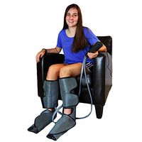 ZOHI Leg Compression Massager for Recovery, Circulation and Relaxation | Foot and Calf Massage Machine | 6 Massage Modes | 3 Intensities | 3 Levels of Heat Therapy | Handheld Controller