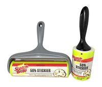 Lint Roller Two Pack w/Handle Large Extra Wide Surface Sticky Roller Cat Dog Pet Hair Fur Remover Quita Pelusas