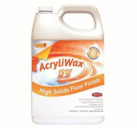 Acryliwax 25 High Solids & High Gloss Commercial Floor Wax & Finish - Case of 4 Gallons