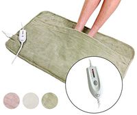 Serta | Ultra Soft Plush Electric Heated Warming Pad for Feet,(Sage)
