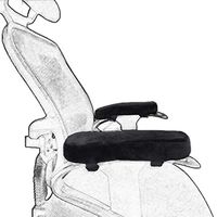 Xisheep Easter Day Home Décor ， Armrest Pad New Memory Cotton Chair Armrest Pad Memory Cotton Elbow Pillow 2PCS Pillow Case - Black