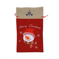 VAbBUQBWUQ Wind Rose On Top of Snails (1c) Santa Clause Drawstring Candy Goody Toy Gift Stocking Bag Holiday Wrapping Party Favors Presents Decorations
