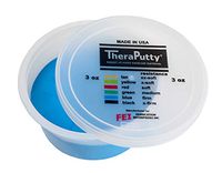 CanDo TheraPutty Standard Exercise Putty, Blue: Firm, 3 Ounce