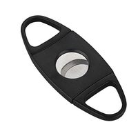 OUTU® Pocket Solid Razor Sharp Tobacco Cigar Cutter Knife Scissors (ABS plastic handle, Sturdy Stainless Steel Double Blades, Shipped From New York) (1 Pcs)