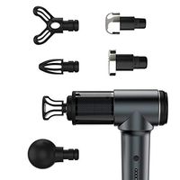 JO&VIN Massage Gun, Vibration Massage Device Nano, Ultra-Quiet Muscle Fascia Gun with 6 Heads