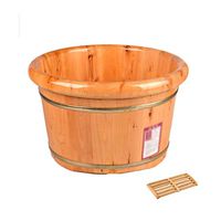 Footbath，Solid Wood Foot Washing Barrel，Foot Basin Wooden Bucket，Foot Spa Wooden Tub，Solid Wood Foot Basin，Foot Bath Tub，Wooden Wash Basin