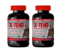 Testosterone Booster and libido for Men - X-TEND - Testosterone Booster for Men - tribulus terrestris Herbal Supplement - 2 Bottles 120 Tablets