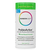 Rainbow Light - ProBio Active - Food-Based Probiotic Supplement Supports Gastrointestinal Health, Digestive and Immune Health; Shelf-stable, Vegan, Gluten-Free - 90 vCaps