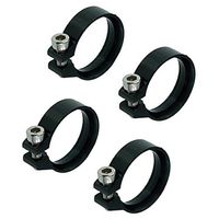 Phobya Hose Clamp with Hexagonal Socket, 16mm to 17mm (5/8"), Black, 4-Pack