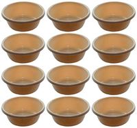 YBM HOME Round Plastic Wash Basin 1151 (12, Beige)