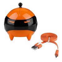 Contact Lenses Cleaning Machine,5 Colors Portable Contact Lens Ball Mask USB Washer Automatic (Orange)