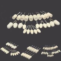 25Pcs Wool Felt Polishing Buffing Pad Grinding Head Set Rotary Tool fit for Polishing Polishing Buffing Dremel Rotary Tools ABBOTT