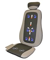 Carepeutic Op-Comfort Back Massager with Kneading Rolling Vibration and Heat, 9 Pound