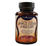 Pure Natural Apple Cider Vinegar Capsules 1300mg - 60 Vegan Pills - Perfect for Healthy Weight Loss, Appetite Control, Cleanse, Bloating Relief, Detox & Overall Health Benefits, Non-GMO