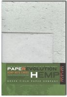 Handmade Hemp Notes Green