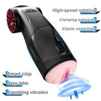 WJKBDB Male Másterbrators Toy Male Realistic Multi-Frequency Powerful Sǖcking Function Electric Automatic Exercise Toy
