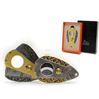 Smokelife Cigar Cutte for Black Double Blade Cigar Cutter Best Gift,B