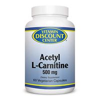 Vitamin Discount Center Acetyl-L-Carnitine 500 mg, 60 Veg Capsules