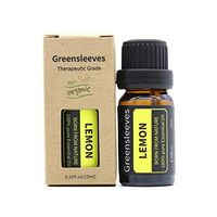 GREENSLEEVES Lemon Essential Oil 100% Pure Organic Therapeutic Grade Aromatherapy Diffuser Oils 10ml