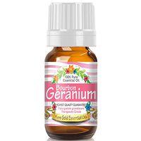Pure Gold Bourbon Geranium Essential Oil, 100% Natural & Undiluted, 10ml