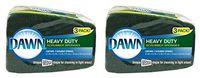 Dawn Ultra Heavy Duty Premium Scrubber Sponges, 3 Ct (Pack of 2)
