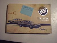 1993 Buick Century Owners Manual
