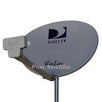 DIRECTV SLIM LINE KAKU3 (4 outputs) COMPLETE DISH KIT PORTABLE CAMPING RV TAILGATE KIT SLIMLINE DISH SL3 WITH 3FT TRIPOD & COAXIAL RG6 & HDMI CABLE