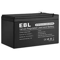 EBL 12V 12AH Rechargeable Lead Acid Batteries