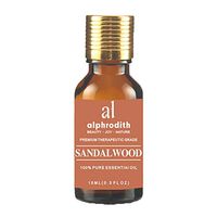 Premium Aromatherapy Indian Sandalwood Essential Oil 100% Organic Pure Undiluted Therapeutic Grade Scented Oils - 10ml for Diffuser, Relaxation, Skin Therapy & More (Indian Sandalwood, 10ml)