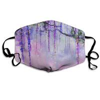 Face Mask Flower Watercolor Painting Inspiring Cycling Half Face Earloop Dust Mask for Man