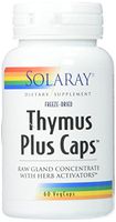 Solaray Thymus Freeze Dried Plus Capsules, 60 Count