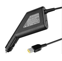 90W Laptop Car Charger 20V 3.25A 4.5A for Lenovo Thinkpad X1 Carbon G400 G500 G505 G405 X240S E431 E531 T440 E431 E360 YOGA 13