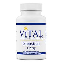 Vital Nutrients - Genistein 125 mg - Easily Absorbed Isoflavones for Bone Health Support - 60 Capsules per Bottle